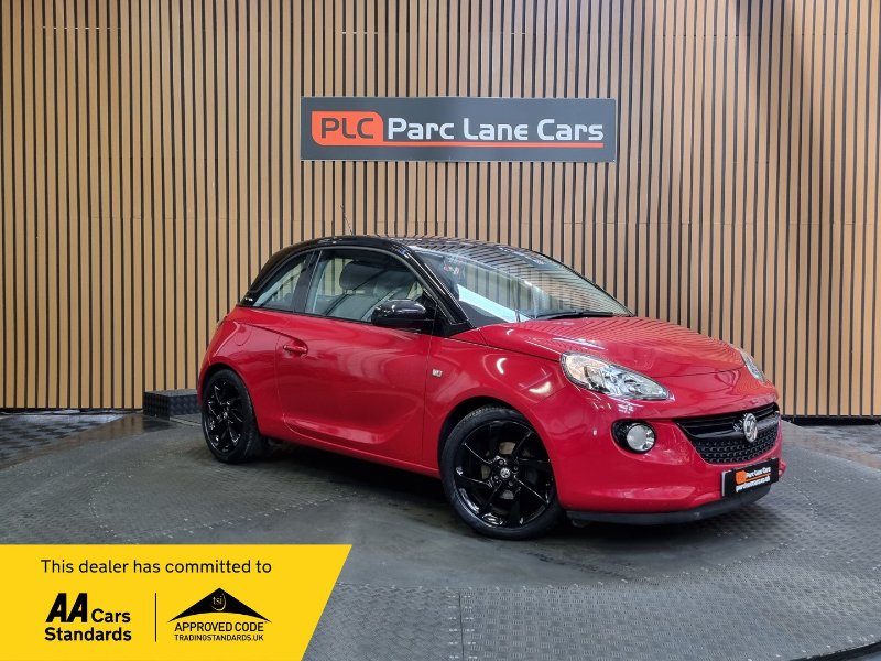 Red Vauxhall Adam 1.2i ecoFLEX ENERGISED Hatchback 3dr Petrol - 7 SERVICES
