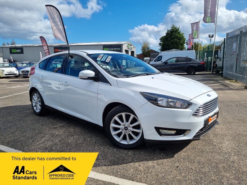 White 2015 Ford Focus 1.5 TDCi Titanium Hatchback 5dr Diesel Manual Euro 6 - 20 POUNDS ROAD TAX - in Gosforth