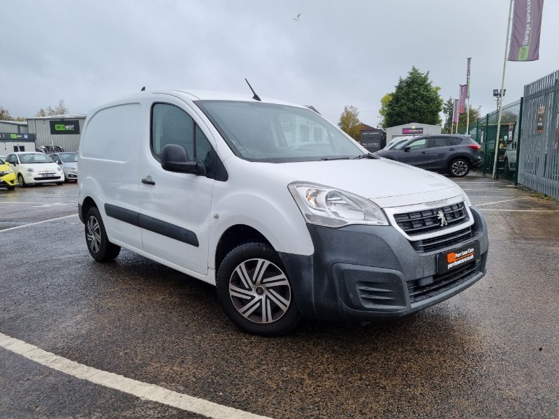White 2016 Peugeot Partner 1.6 BlueHDi 854 Professional Panel Van 5dr Diesel Manual L1 112 g/km 100 bhp in Gosforth